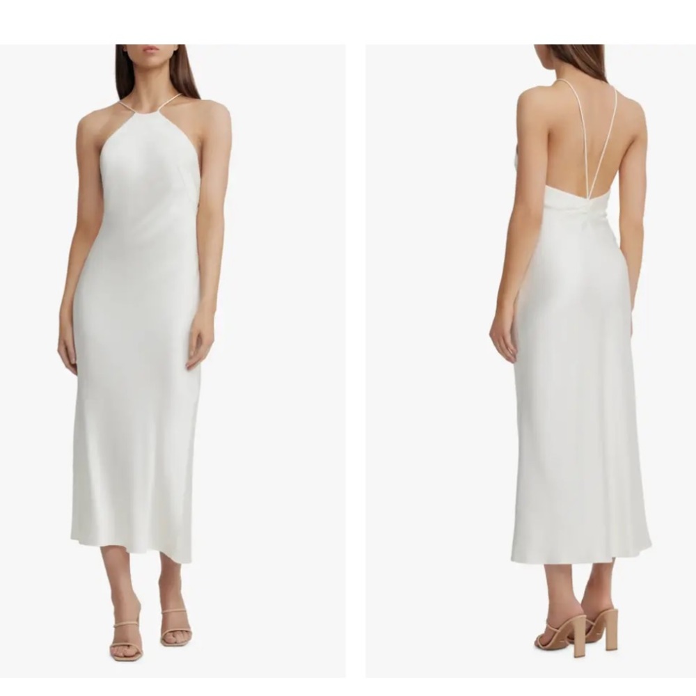 NWT Significant Other REVOLVE Vienna Cream Midi Dress (small flaws)